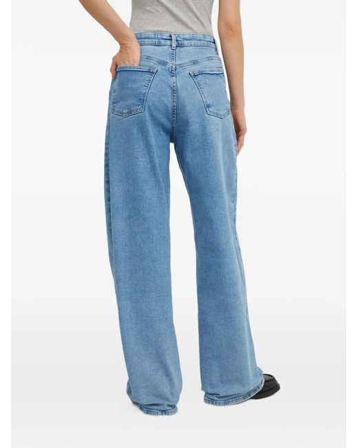 Remain Blue Five-Pocket Jeans