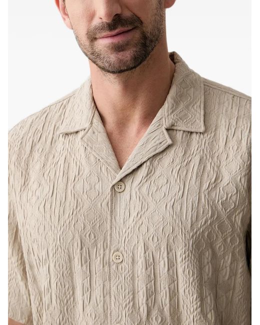 Lindbergh Natural Short-Sleeve Shirt for men