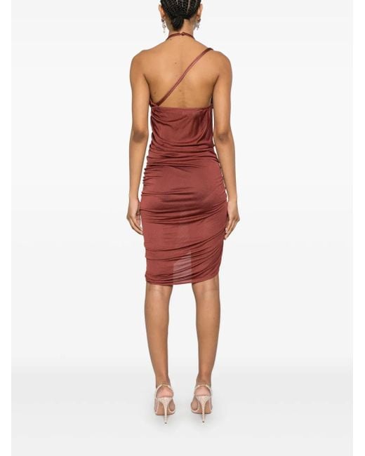 Blumarine Gathered-detail Mini Dress