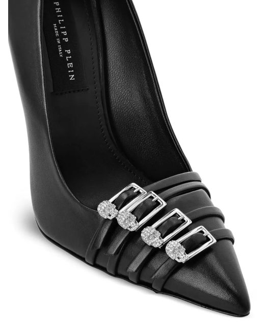 Philipp Plein Black Stiletto-Heel Pumps