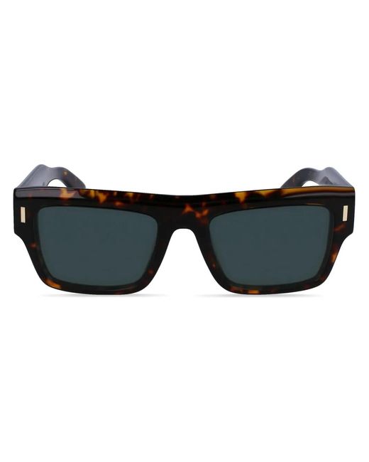 Calvin Klein Black Shield Frame Sunglasses