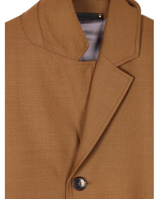 Paul Smith Brown Virgin Wool Blazer for men