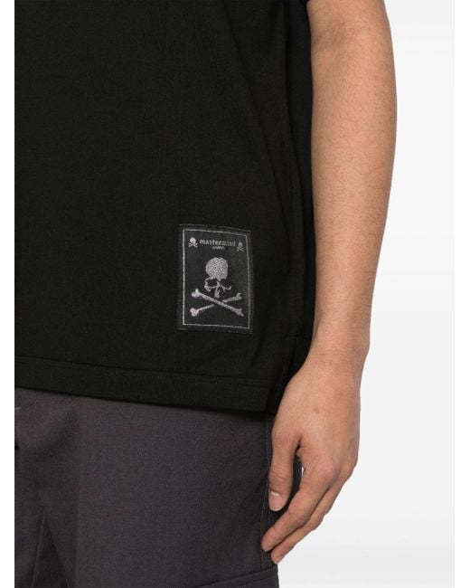 Mastermind Japan Black Circle Skull-print Cotton T-shirt for men