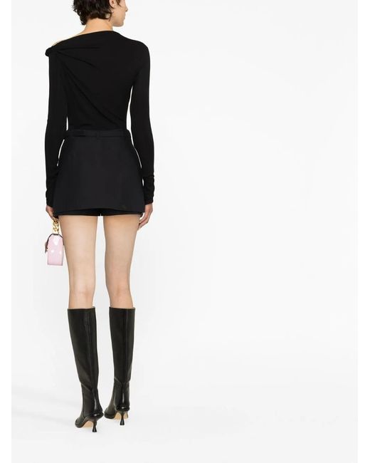 Versace Off-Shoulder Body in het Black