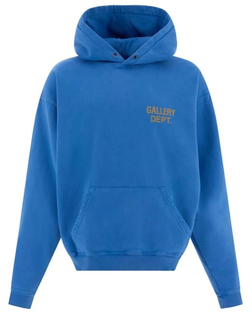 GALLERY DEPT. Blue 90's Gd-Logo Hoodie for men