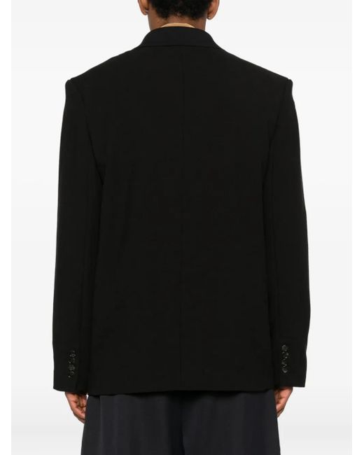 Nanushka Black Anselm Double-Breasted Blazer for men