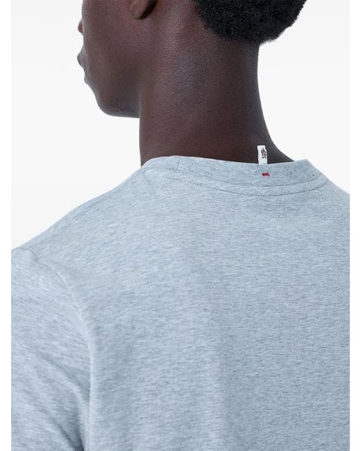 Moncler Drie T-Shirts Met Logo-Patch in het Blue voor heren