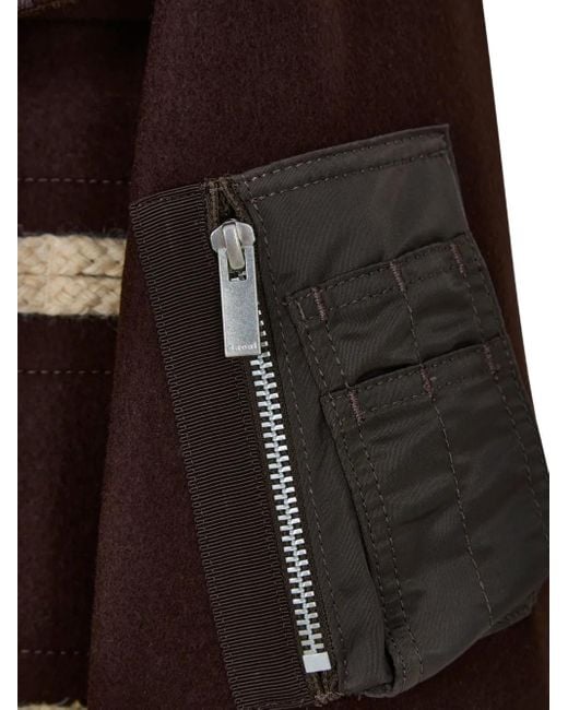 Veste À Capuche Sacai en coloris Black