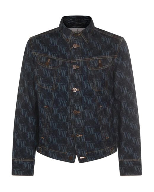 Vivienne Westwood Blue Cotton Denim Jacket for men