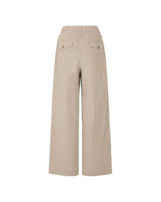Issey Miyake White Belt-Loops Pants
