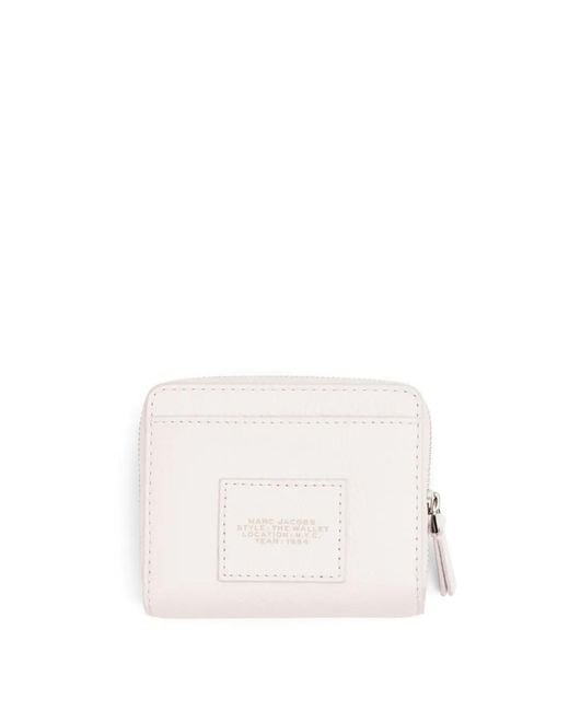 Marc Jacobs White The Mini Compact Wallet