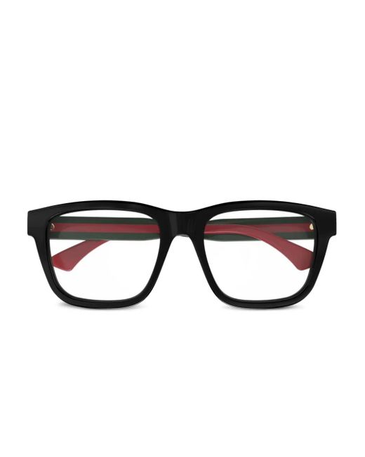 Lunettes De Vue À Monture Carrée Gucci pour homme en coloris Black