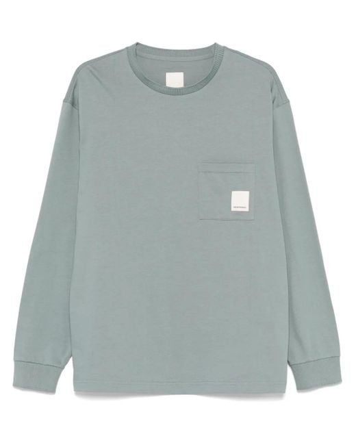 Emporio Armani Gray T-Shirts And Polos for men
