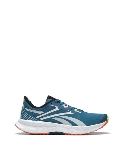 Reebok Blue Ridged-Sole Lace-Up Sneakers for men