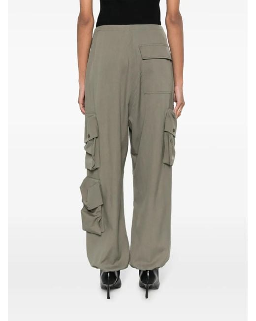 DARKPARK Gray Blair Cotton Cargo Trousers