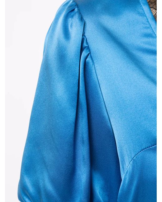 Macgraw Blue 'Shadow' Bluse