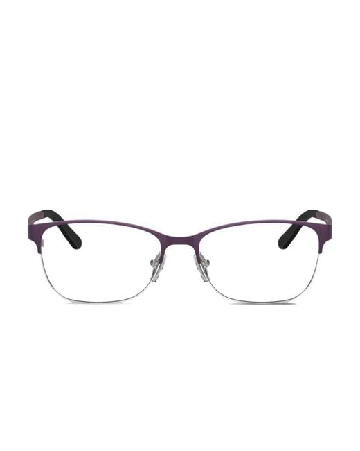 Vogue Eyewear Purple Rectangle-Frame Glasses