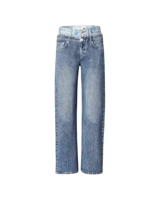 Rag & Bone Blue Miramar Logan Denim Jeans