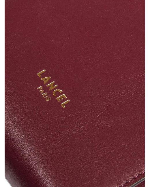 Lancel Purple Origami Zip-Fastening Mini Bag