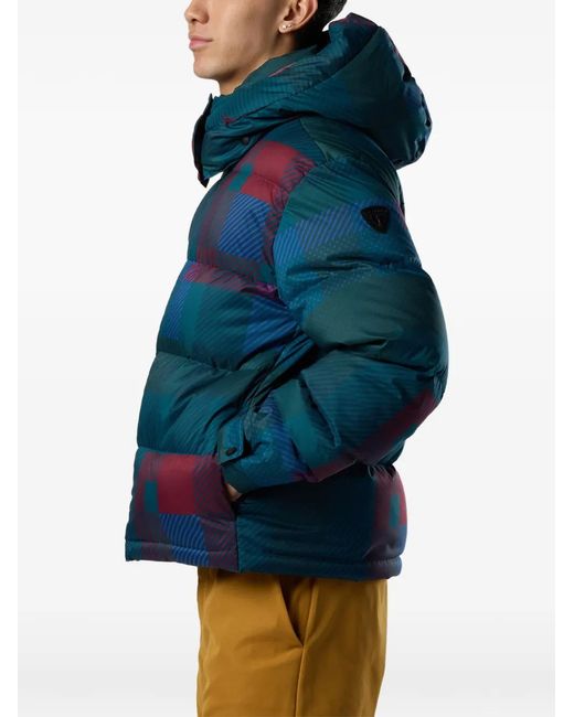 Rossignol Blue Abel Down Hoodie Jacket for men