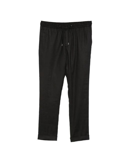 Paul Smith Black Drawstring Trousers for men