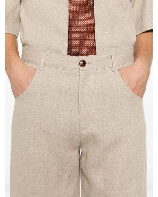 Séfr White Pantalon Arno À Coupe Ample for men