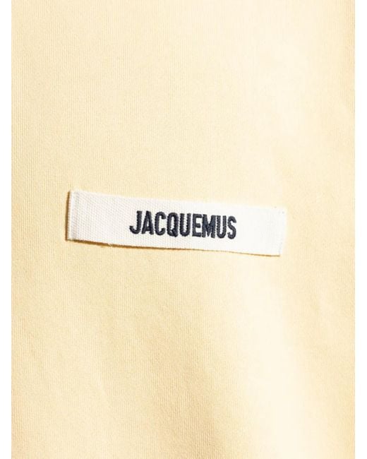 Jacquemus Le Hoodie Gros Grain Hoodie in het Natural voor heren