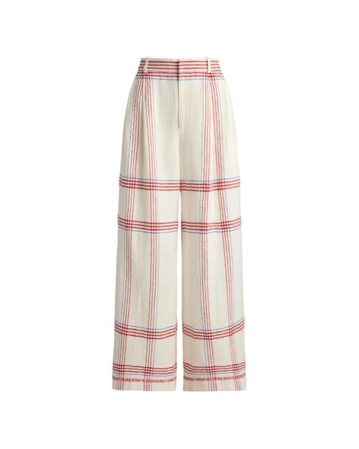 Polo Ralph Lauren Pink Remy Palazzo Trousers
