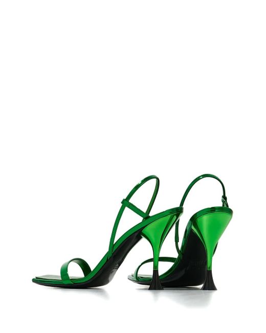 3Juin Green 95Mm Square-Toe Sandals