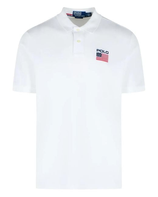Polo Ralph Lauren メンズ ホワイト ポロシャツ