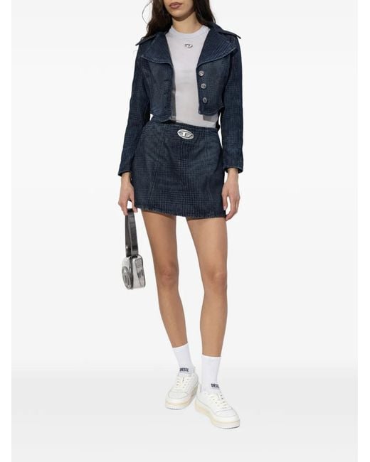 DIESEL White S-Tracker-D Low Sneakers
