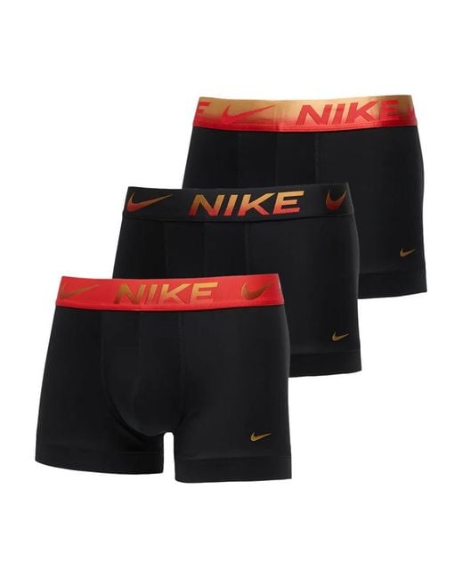 Nike Essential Micro Boxershorts Mit Logo-Bund (3Er-Set) in Black für Herren