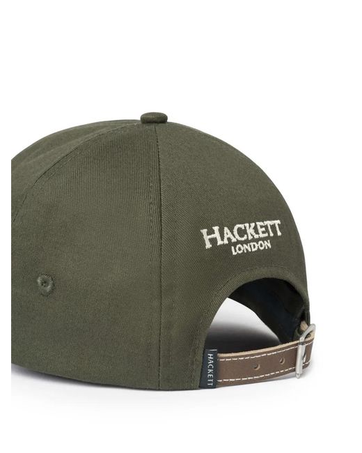 Hackett Green Peaks Badge Twill Baseball Cap for men