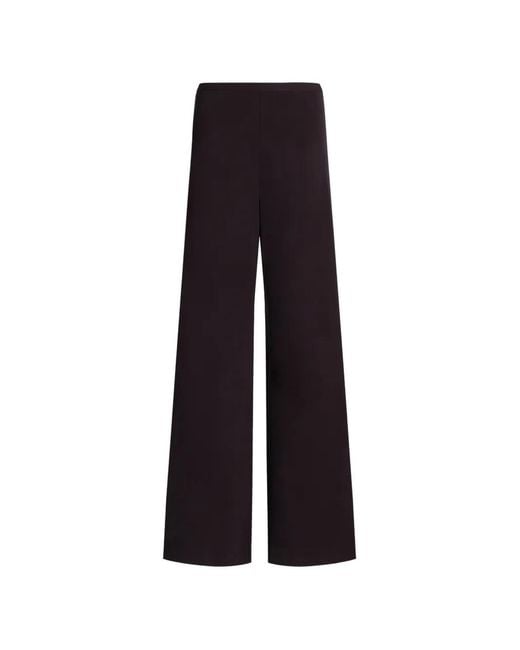Alberta Ferretti Broek Met Zijsplit in het Blue