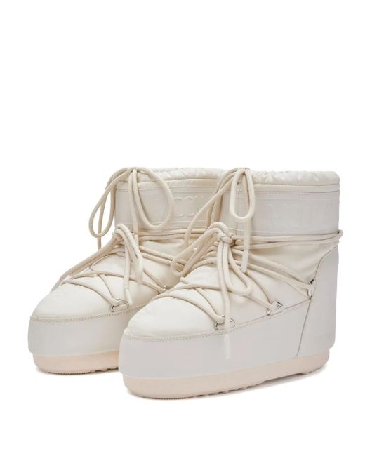 Moon Boot White Icon Low Boots for men