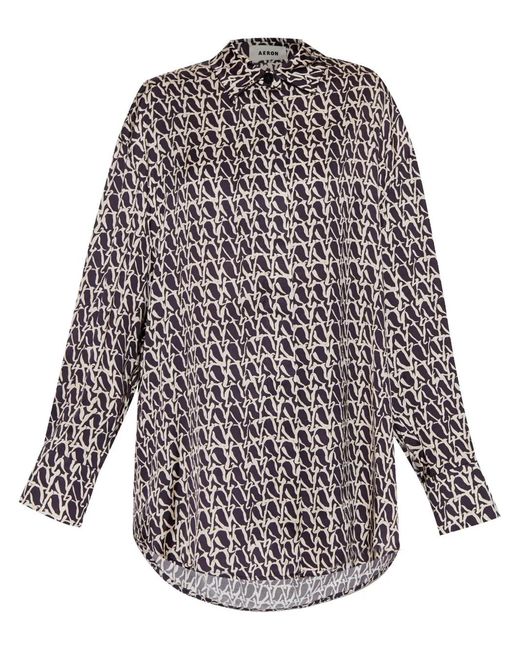 Aeron White Flint Printed Shirt