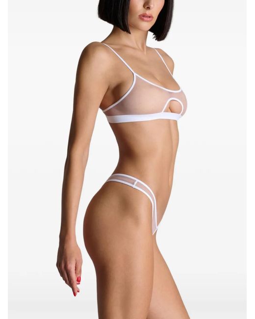 Maison Close White Pure Tentation Bralette