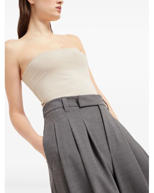 Brunello Cucinelli Gray Sartorial Baggy Trousers