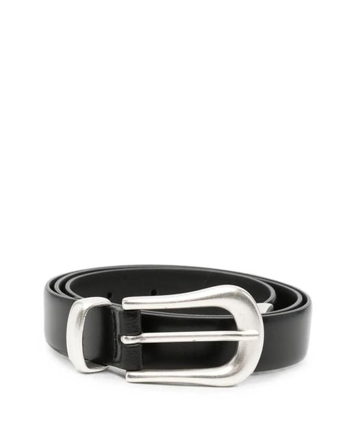 Second/Layer Schnallengürtel Aus Leder in Black für Herren