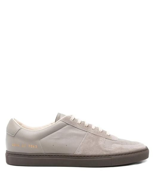 Common Projects Gray Suede Panelled Sneakers for men