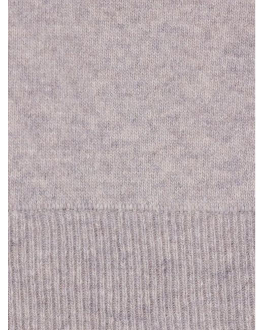 Lardini Gray Polo-Collar Cardigan for men