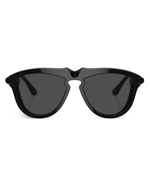 Burberry Black Round-Frame Sunglasses for men