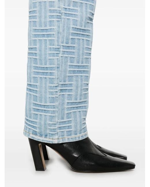 KENZO Blue Asagao Jeans