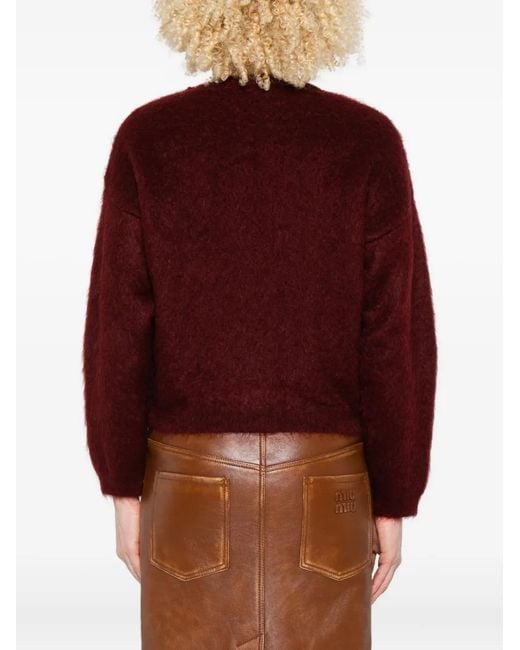N°21 Red Embellished Sweater