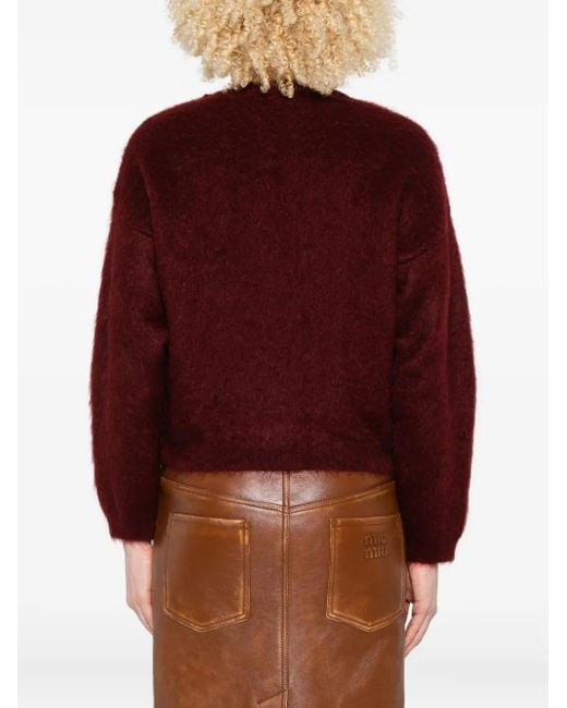 Pull À Ornements N°21 en coloris Red