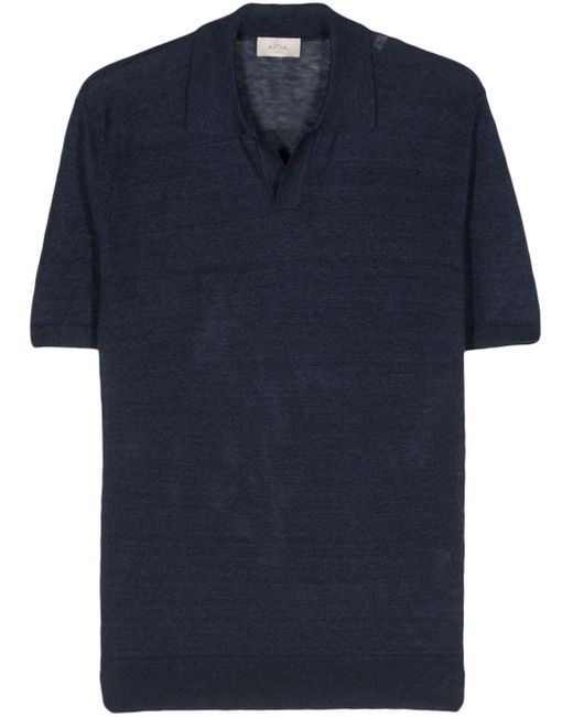 Altea Blue Short-sleeve Polo Shirt for men