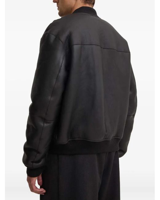 IRO Black Zip Bomber Jacket for men