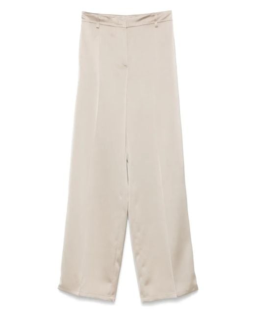 Blanca Vita White Hose Aus Satin