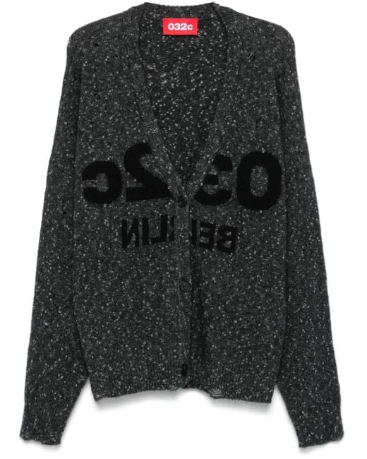 032c Black Selfie Cardigan