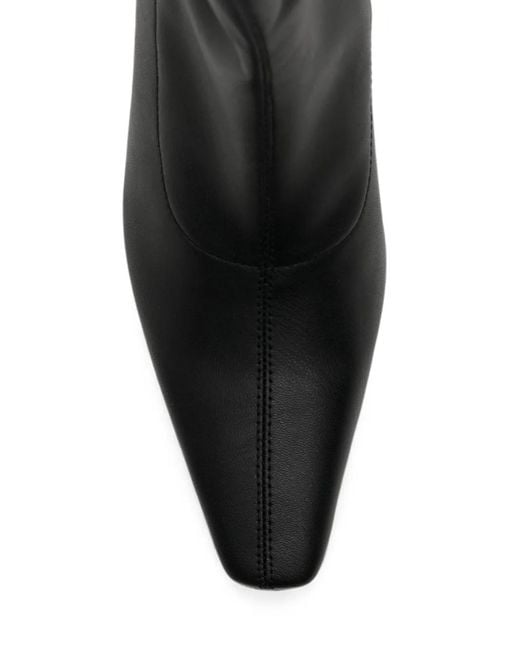 Senso Black Soraya Square-Toe Ankle Boots
